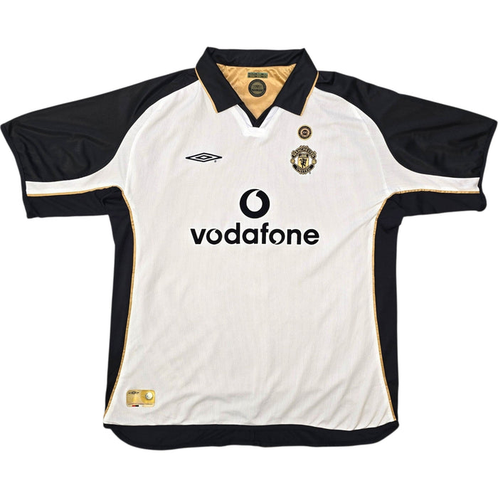 2001/02 Manchester United Away Football Shirt (2XL) Umbro (Centenary) - Football Finery - FF307007