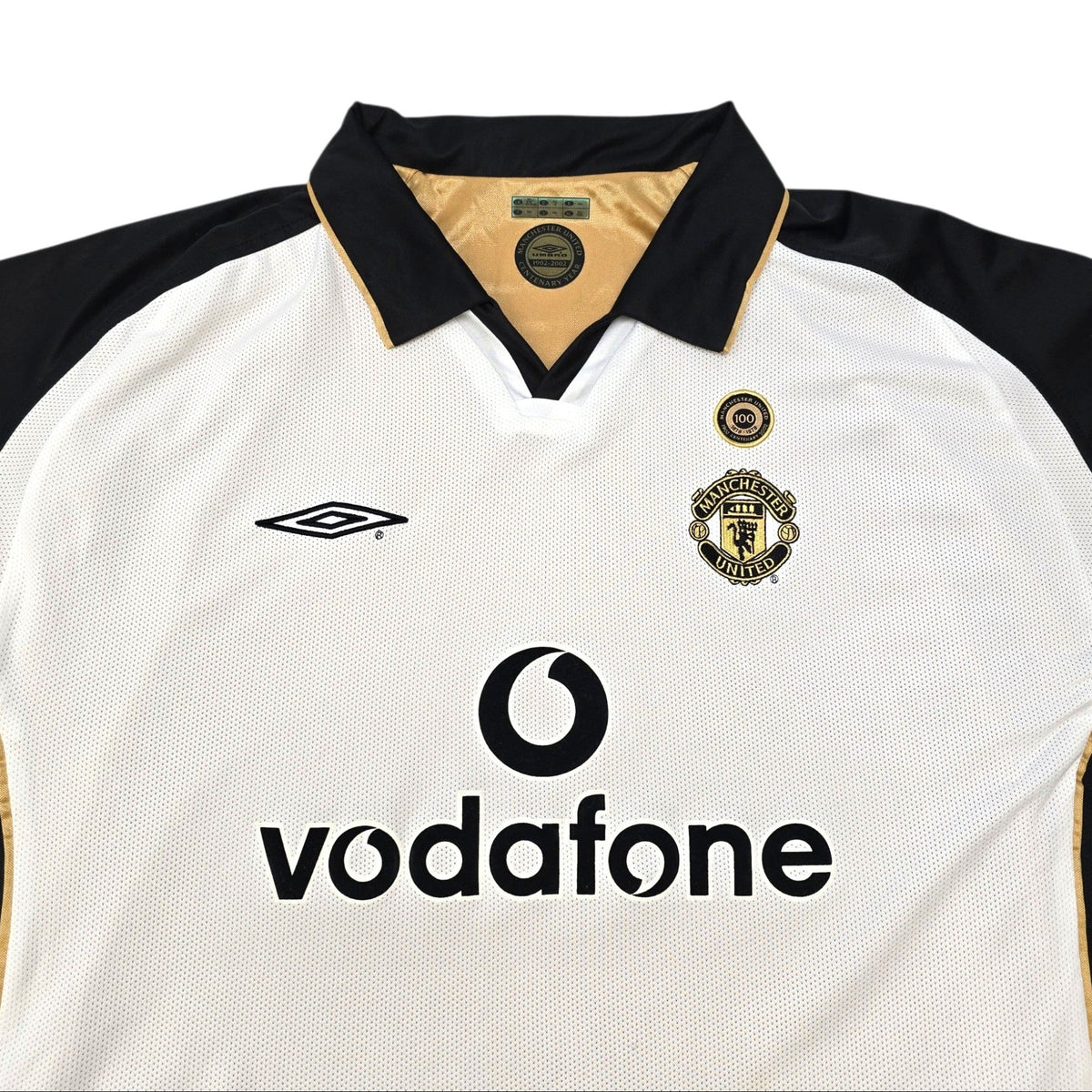 2001/02 Manchester United Away Football Shirt (2XL) Umbro (Centenary) - Football Finery - FF307007