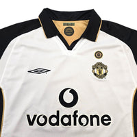 2001/02 Manchester United Away Football Shirt (M) Umbro (Centenary) - Football Finery - FF307008