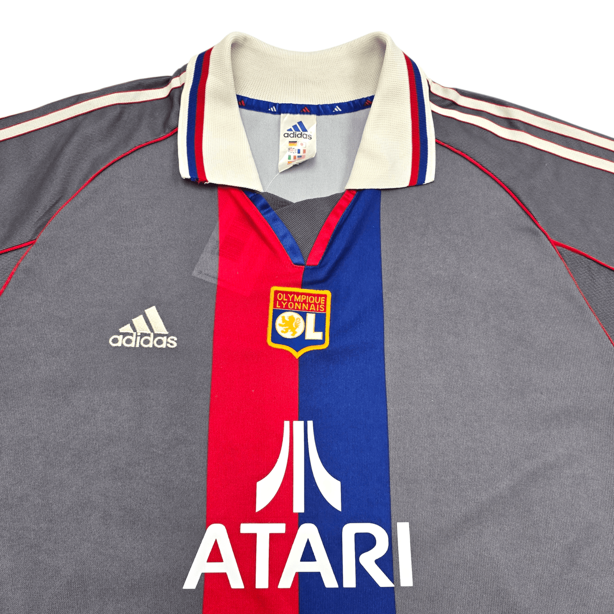 2001/02 Olympique Lyonnais Third Football Shirt (XL) Adidas 12 Juninho - Football Finery - FF304620
