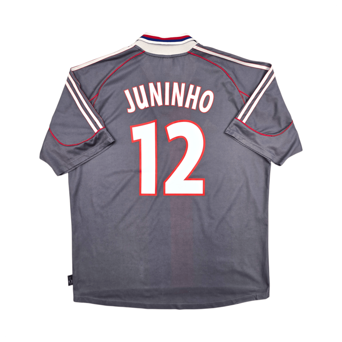 2001/02 Olympique Lyonnais Third Football Shirt (XL) Adidas 12 Juninho - Football Finery - FF304620