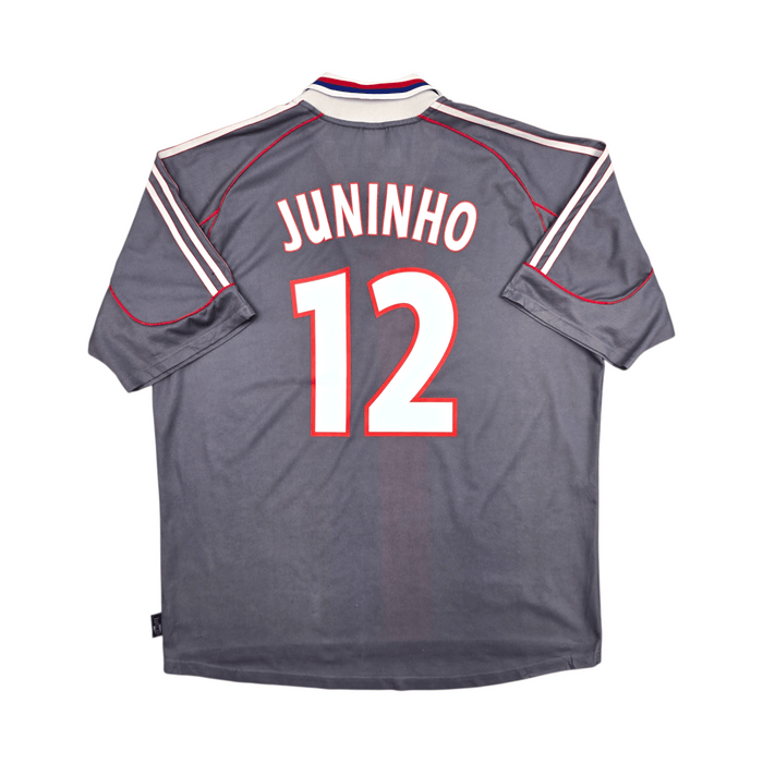 2001/02 Olympique Lyonnais Third Football Shirt (XL) Adidas 12 Juninho - Football Finery - FF304620