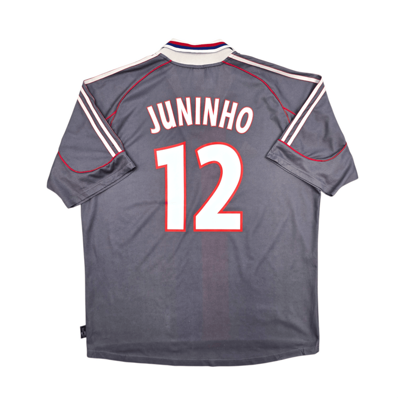 2001/02 Olympique Lyonnais Third Football Shirt (XL) Adidas 12 Juninho - Football Finery - FF304620