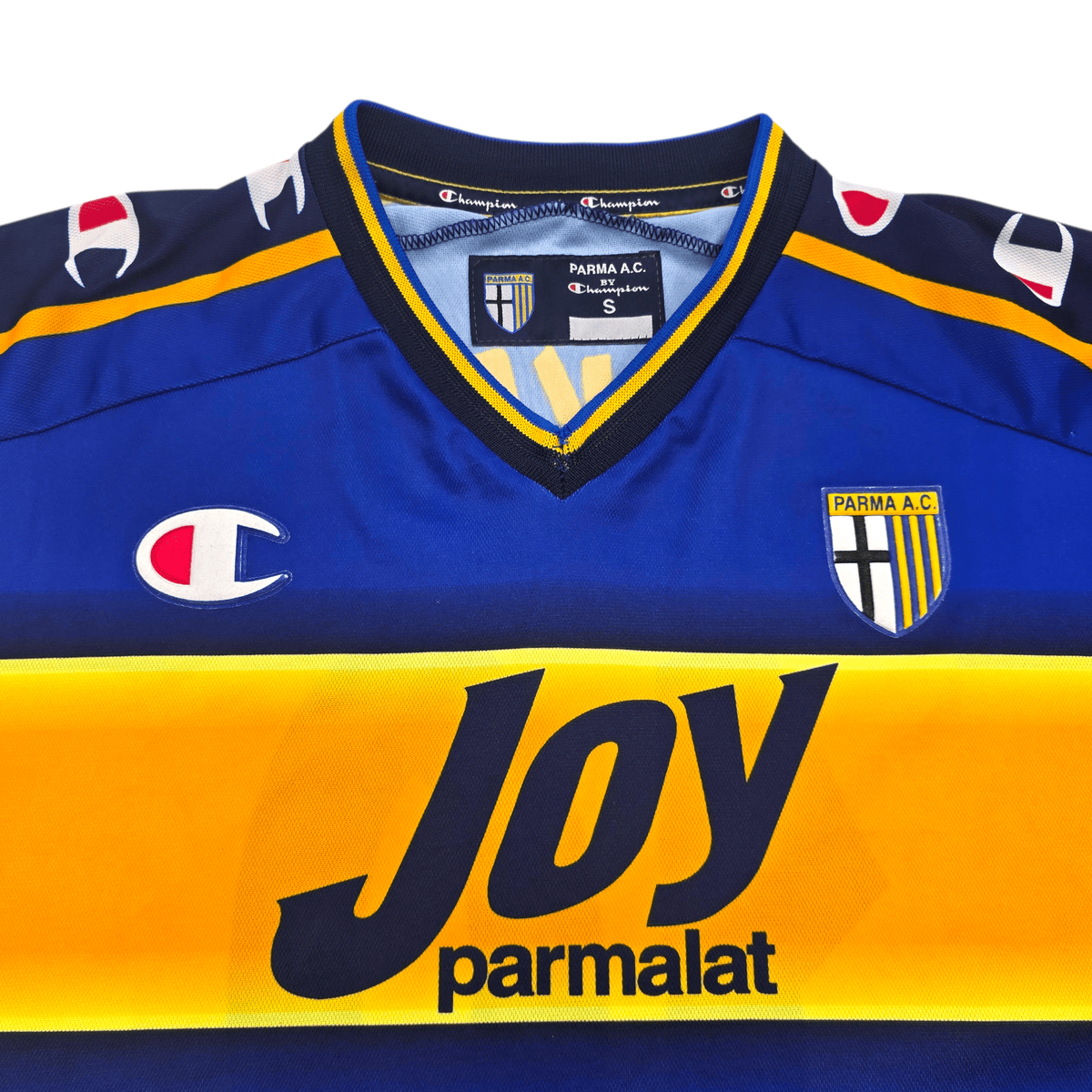 2001/02 Parma Home Football Shirt (S) Champion 10 Nakata - Football Finery - FF304013