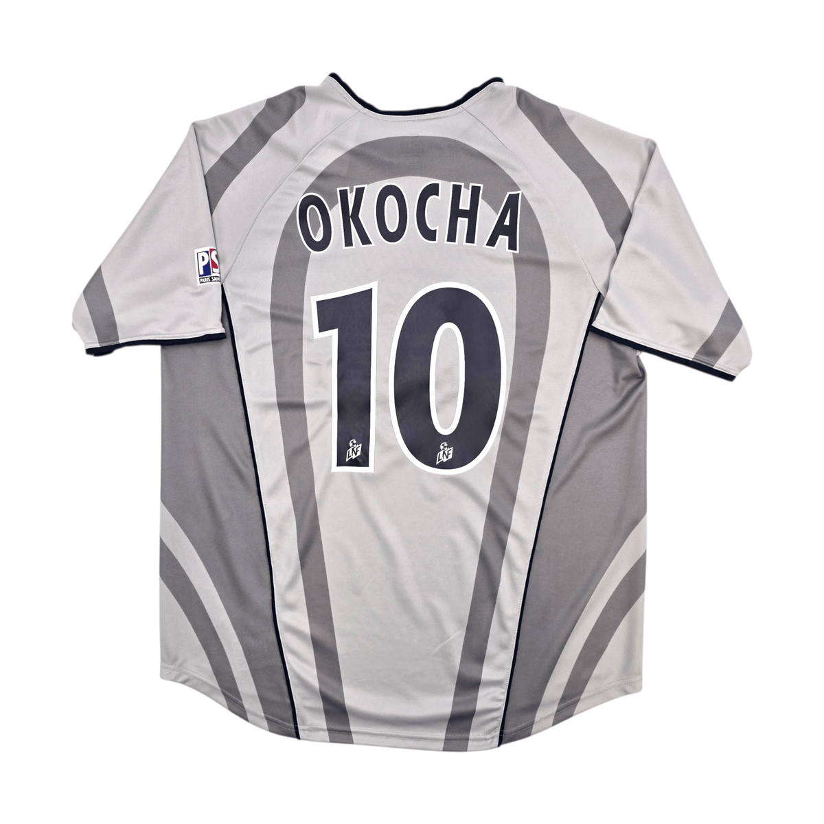 2001/02 PSG Away Football Shirt (L) Nike 10 Okocha - Football Finery - FF303611