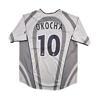 2001/02 PSG Away Football Shirt (L) Nike 10 Okocha - Football Finery - FF303611