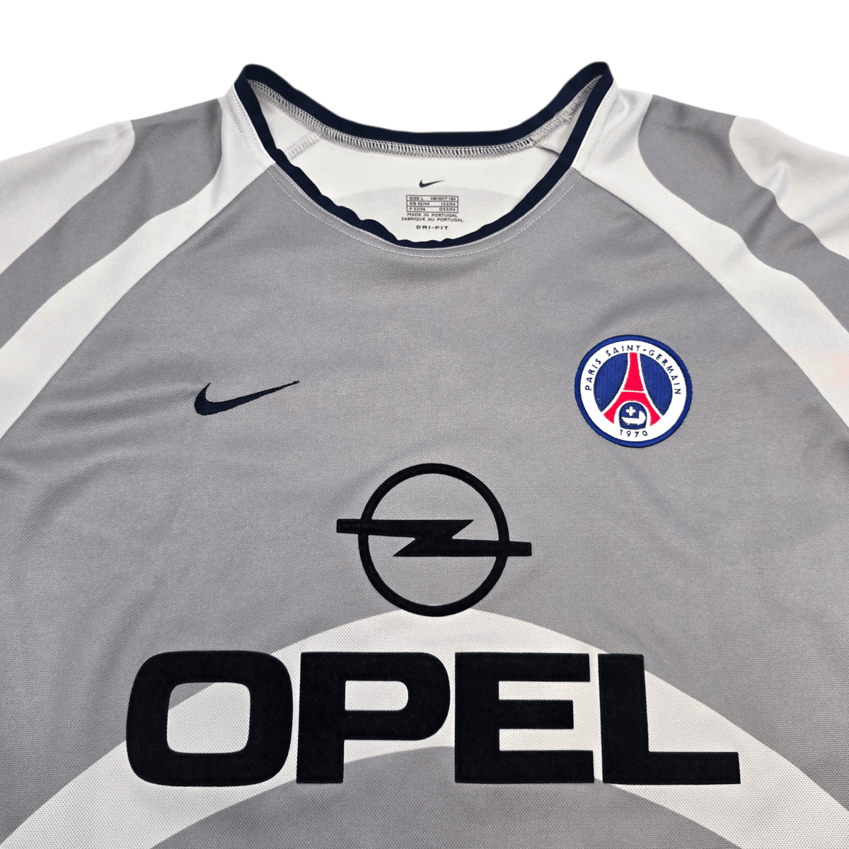 2001/02 PSG Away Football Shirt (L) Nike 10 Okocha - Football Finery - FF303611