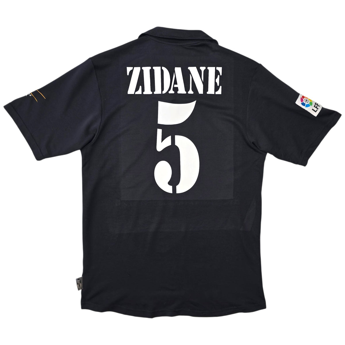 2001/02 Real Madrid Away Football Shirt (M) Adidas 5 Zidane (Centenary) - Football Finery - FF304779