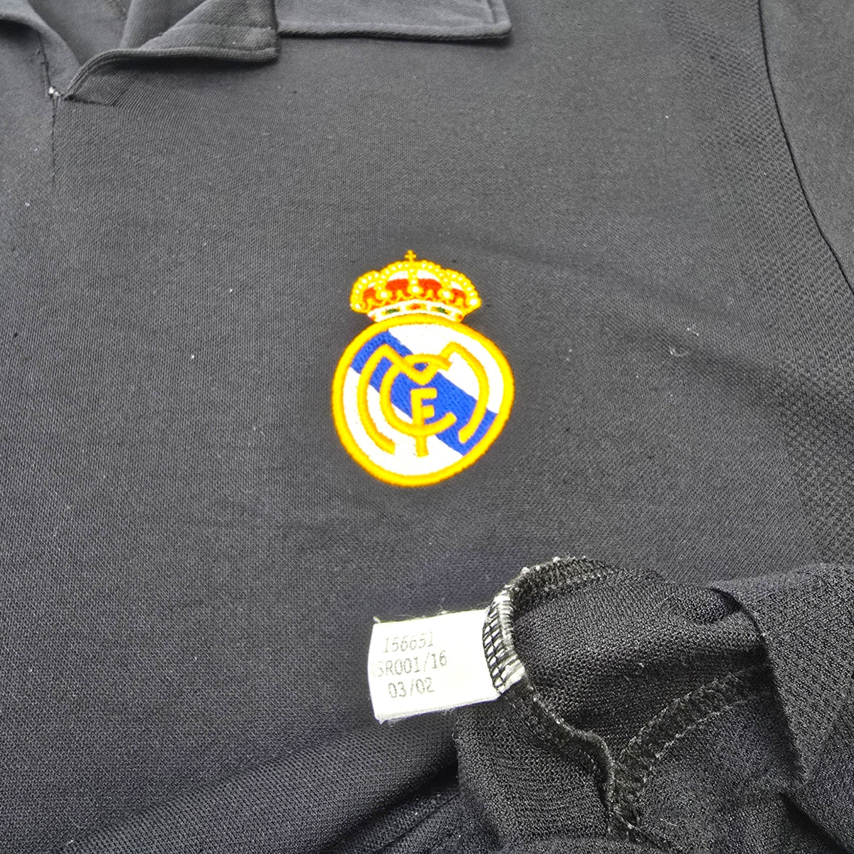 2001/02 Real Madrid Away Football Shirt (M) Adidas 5 Zidane (Centenary) - Football Finery - FF304779
