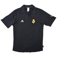 2001/02 Real Madrid Away Football Shirt (M) Adidas 5 Zidane (Centenary) - Football Finery - FF304779