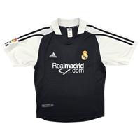 2001/02 Real Madrid Away Football Shirt (M) Adidas #5 Zidane - Football Finery - FF300552