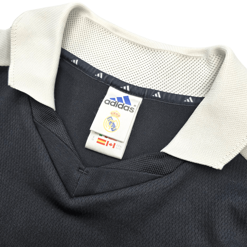 2001/02 Real Madrid Away Football Shirt (M) Adidas #5 Zidane - Football Finery - FF300552