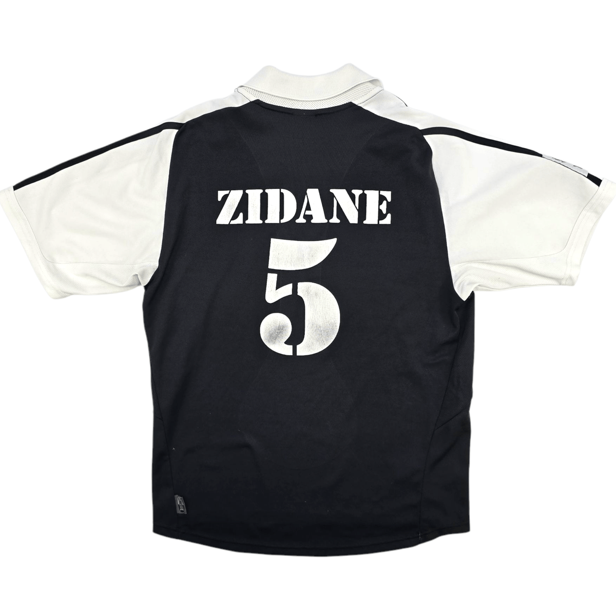 2001/02 Real Madrid Away Football Shirt (M) Adidas #5 Zidane - Football Finery - FF300552