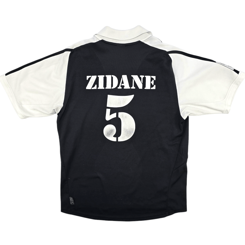 2001/02 Real Madrid Away Football Shirt (M) Adidas #5 Zidane - Football Finery - FF300552