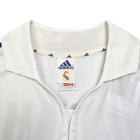 2001/02 Real Madrid Home Football Shirt (L) Adidas 8 McManaman - Football Finery - FF302984