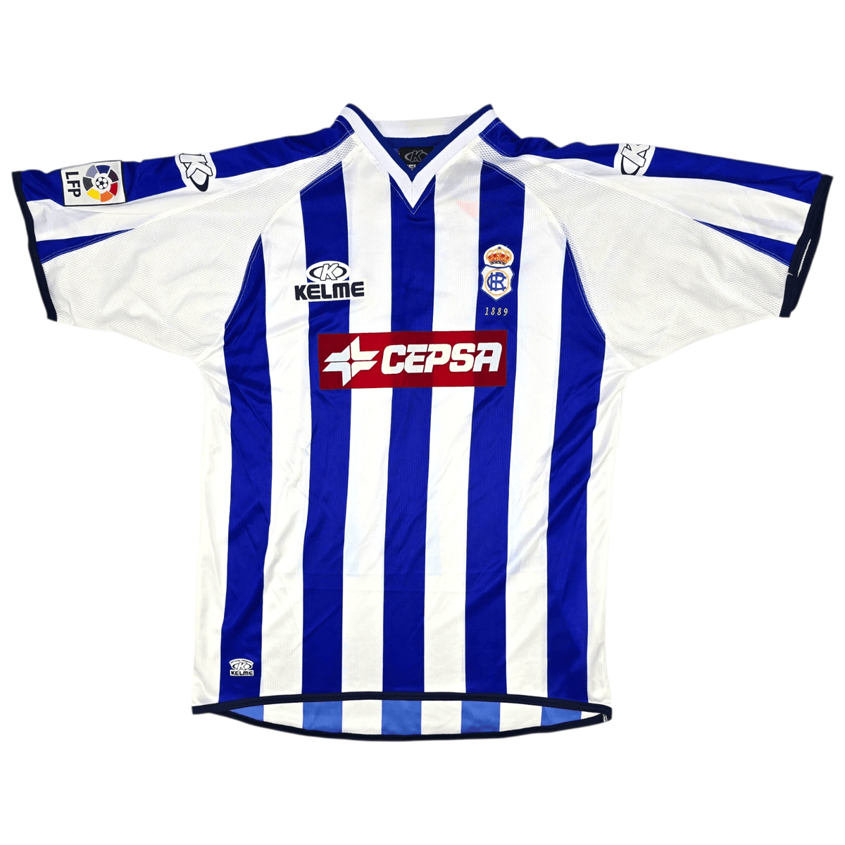 2001/02 Recreativo Huelva Home Football Shirt (XL) Kelme - Football Finery - FF301945