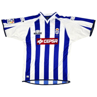 2001/02 Recreativo Huelva Home Football Shirt (XL) Kelme - Football Finery - FF301945