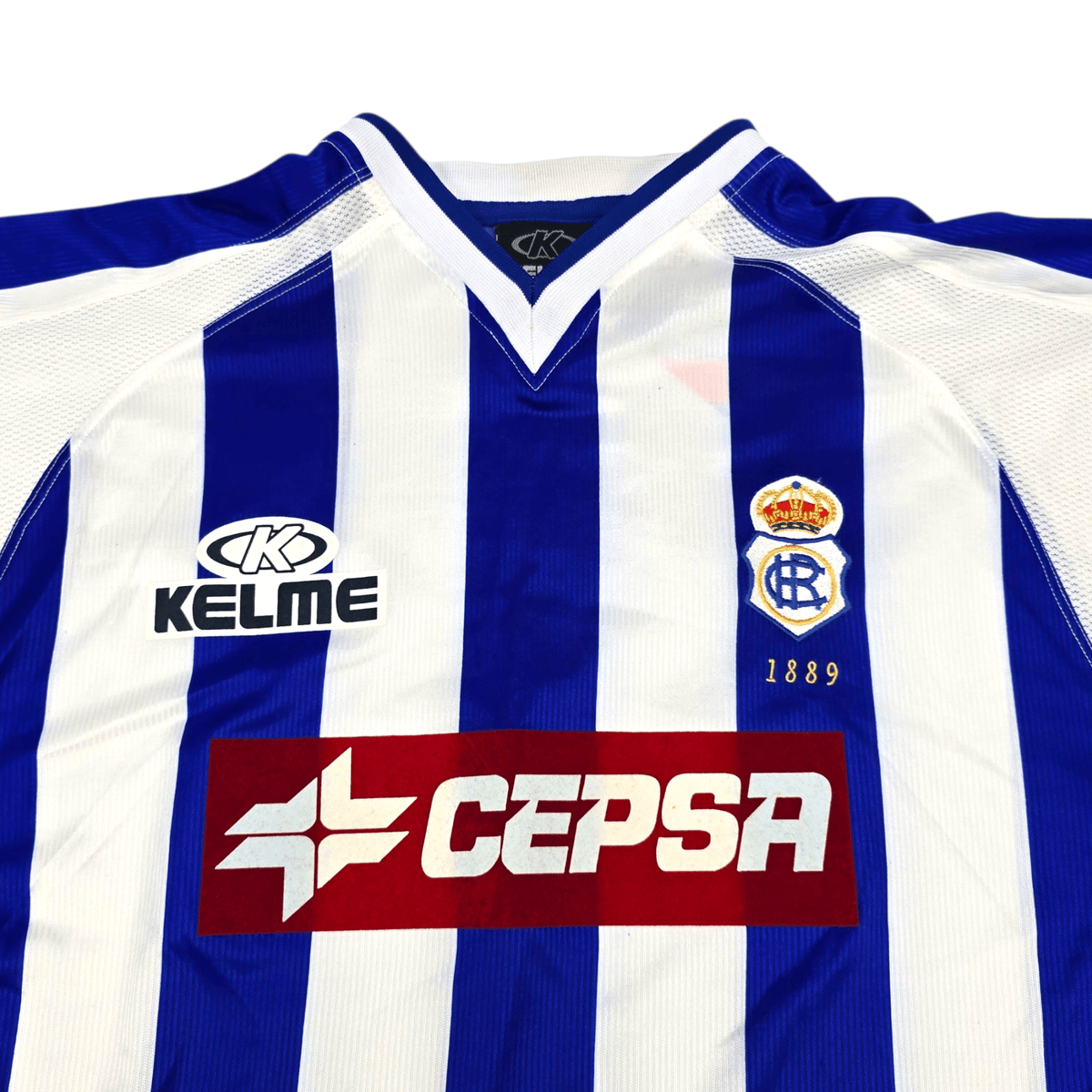 2001/02 Recreativo Huelva Home Football Shirt (XL) Kelme - Football Finery - FF301945