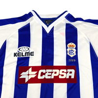 2001/02 Recreativo Huelva Home Football Shirt (XL) Kelme - Football Finery - FF301945