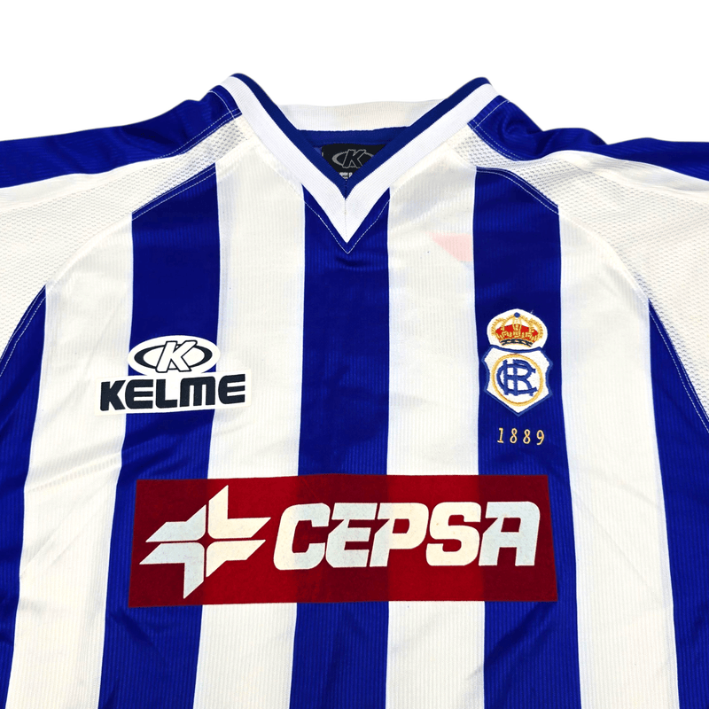 2001/02 Recreativo Huelva Home Football Shirt (XL) Kelme - Football Finery - FF301945