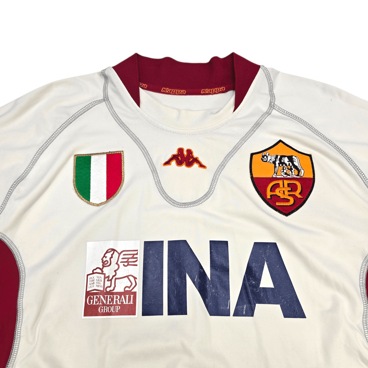 2001/02 Roma Away Football Shirt (2XL) Kappa - Football Finery - FF302640