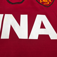 2001/02 Roma Home Football Shirt (XL) Kappa 20 Batistuta - Football Finery - FF303012
