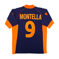 2001/02 Roma Third Football Shirt (2XL) Kappa 9 Montella - Football Finery - FF302639