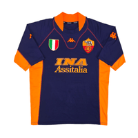 2001/02 Roma Third Football Shirt (2XL) Kappa 9 Montella - Football Finery - FF302639