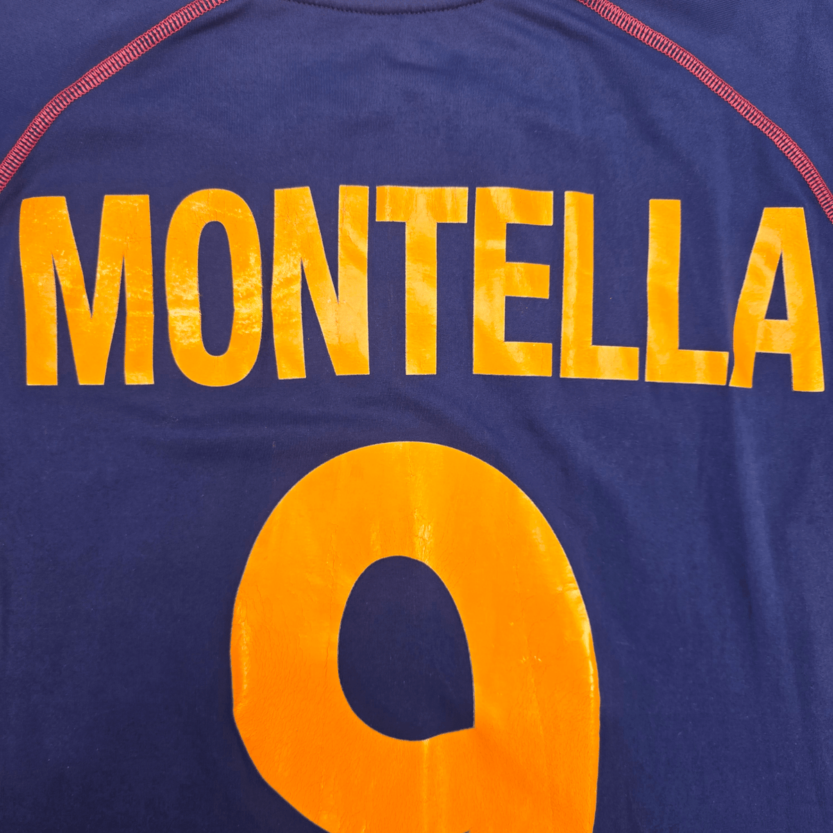 2001/02 Roma Third Football Shirt (2XL) Kappa 9 Montella - Football Finery - FF302639