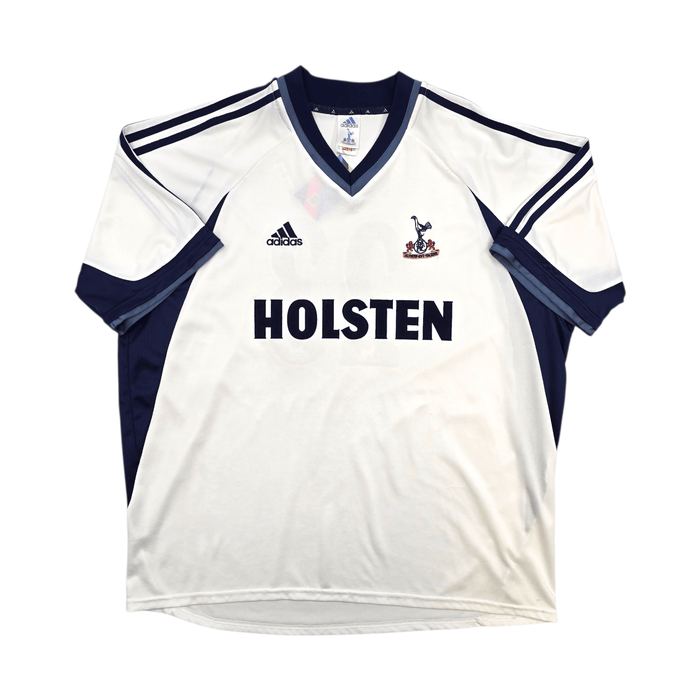 2001/02 Tottenham Hotspur Home Football Shirt (2XL) Adidas 23 Ziege - Football Finery - FF304871