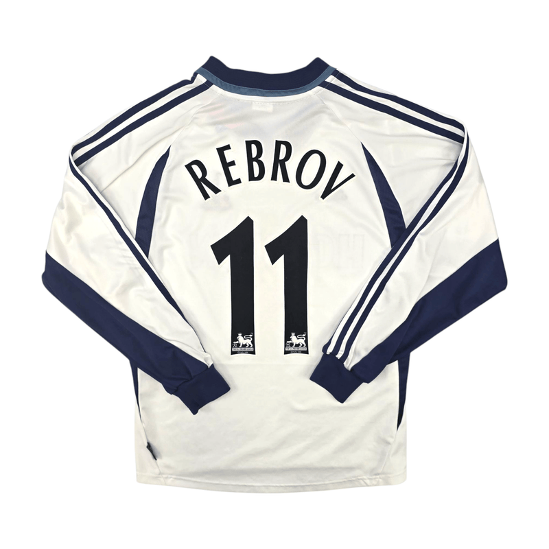 2001/02 Tottenham Hotspur Home Football Shirt (M) Adidas 11 Rebrov - Football Finery - FF301373