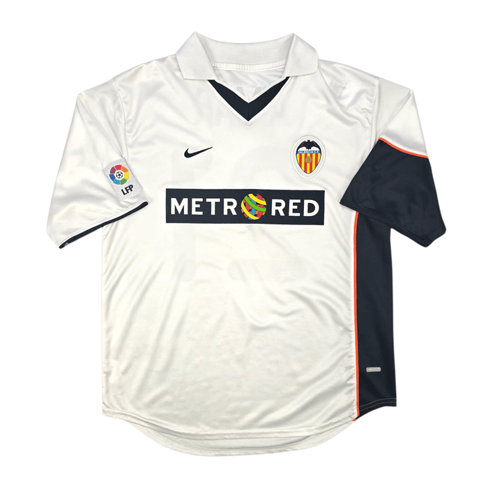 2001/02 Valencia Home Football Shirt (M) Nike 21 Aimar - Football Finery - FF302520