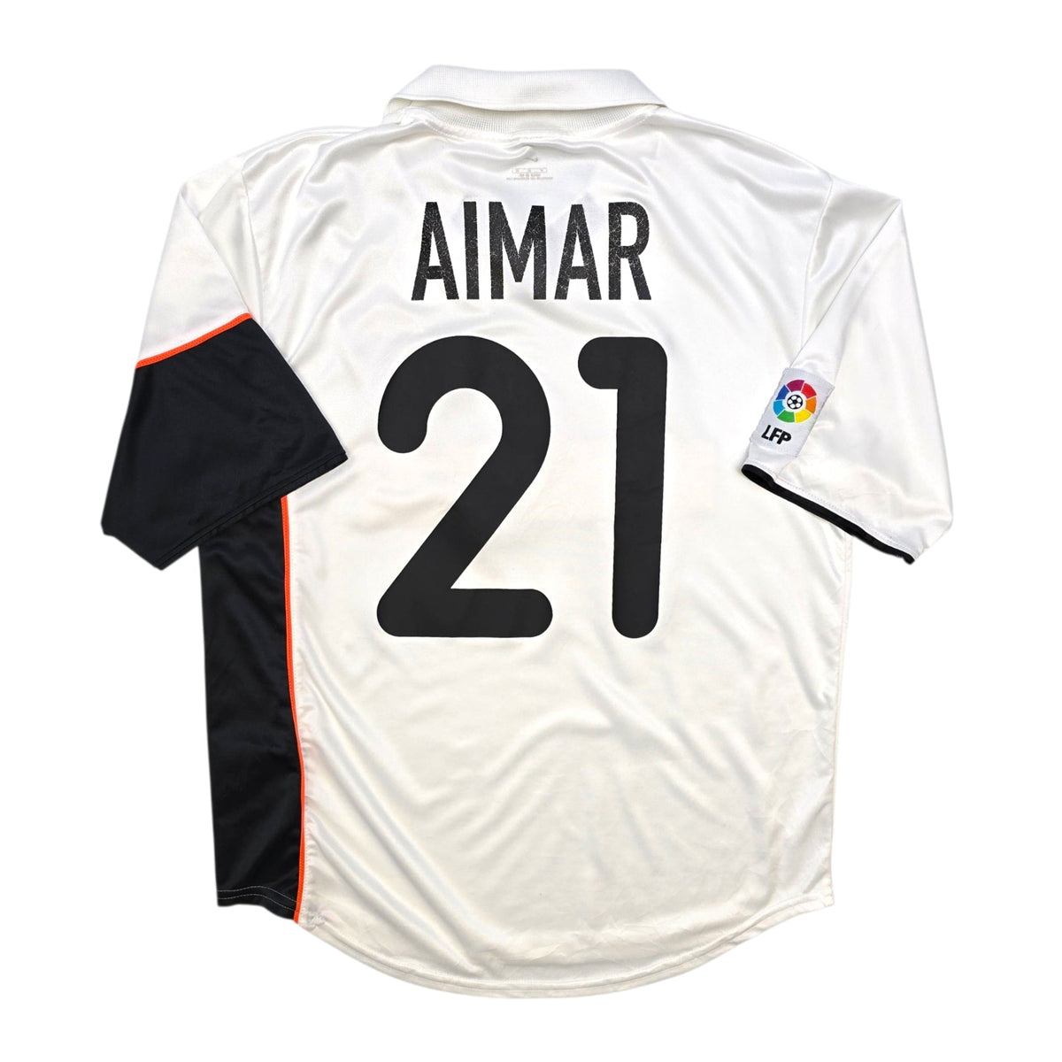 2001/02 Valencia Home Football Shirt (M) Nike 21 Aimar - Football Finery - FF305989