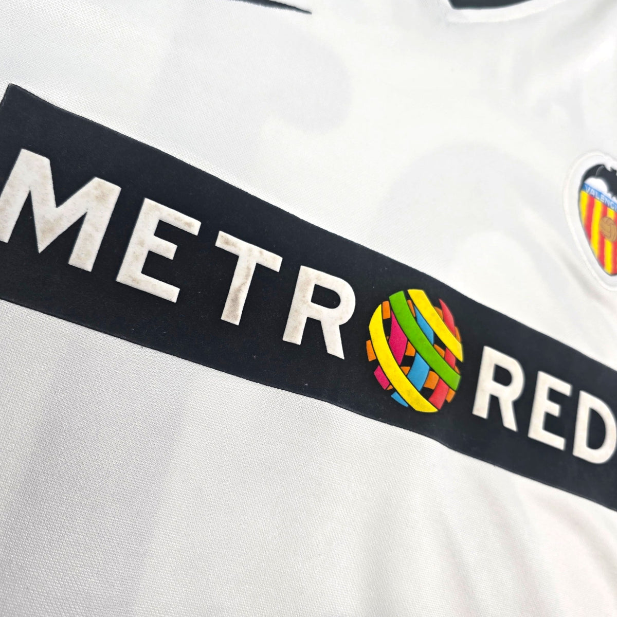 2001/02 Valencia Home Football Shirt (M) Nike 21 Aimar - Football Finery - FF305989
