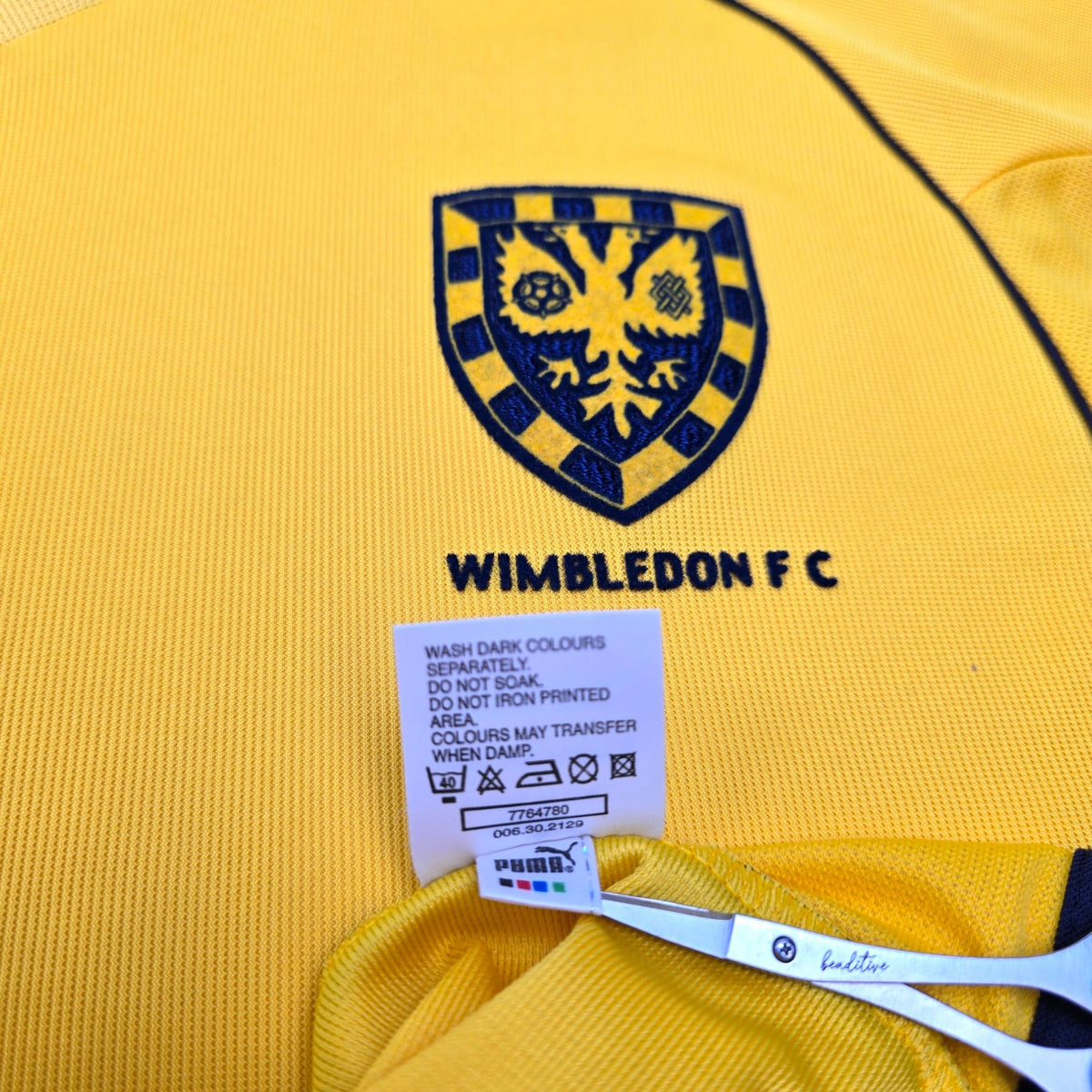 2001/02 Wimbledon Away Football Shirt (S) Puma - Football Finery - FF307582