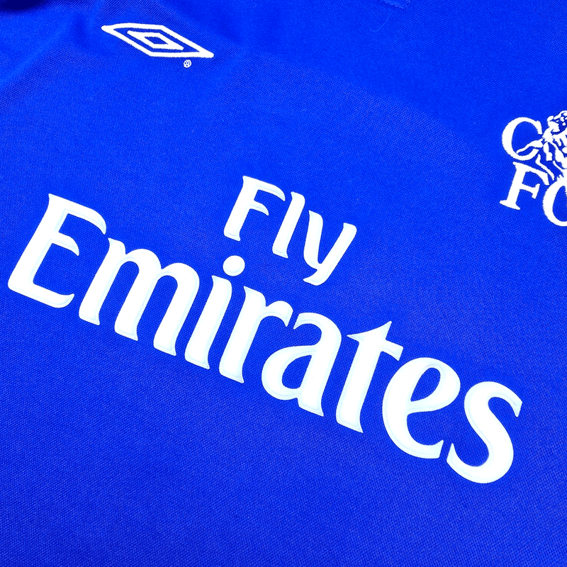 2001/03 Chelsea Home Football Shirt (2XL) Umbro #17 Petit - Football Finery - FF300525