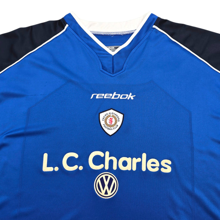 2001/03 Crewe Alexandra Away Football Shirt (XL) Reebok - Football Finery - FF306299