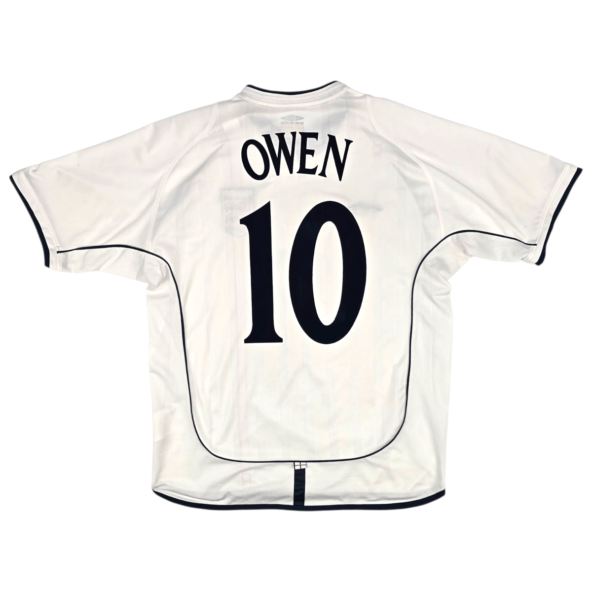2001/03 England Home Football Shirt (L) Umbro 10 Owen - Football Finery - FF301917