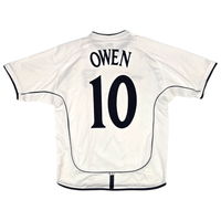 2001/03 England Home Football Shirt (L) Umbro 10 Owen - Football Finery - FF301917