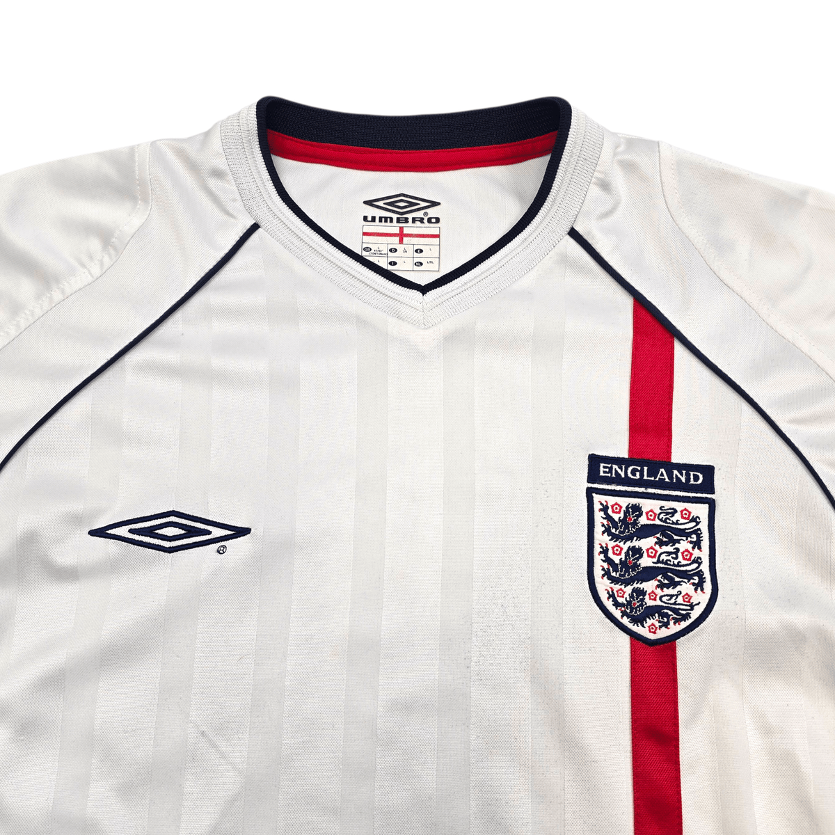2001/03 England Home Football Shirt (L) Umbro - Football Finery - FF302366