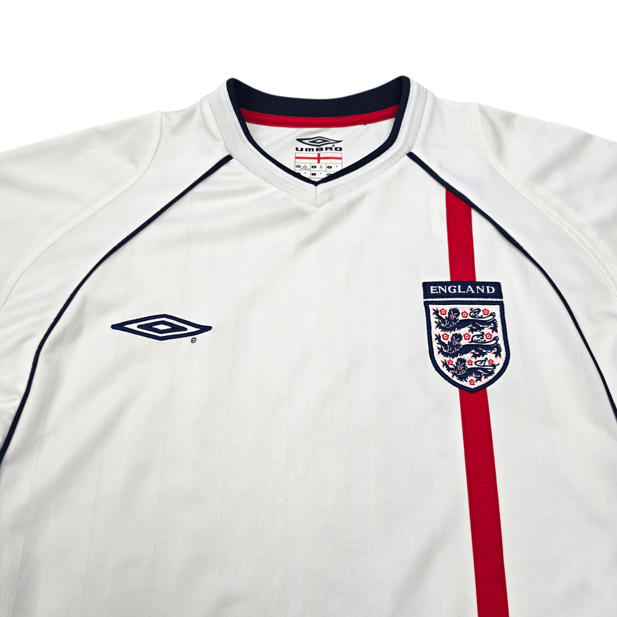 2001/03 England Home Football Shirt (M) Umbro - Football Finery - FF304823