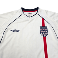 2001/03 England Home Football Shirt (M) Umbro - Football Finery - FF304823