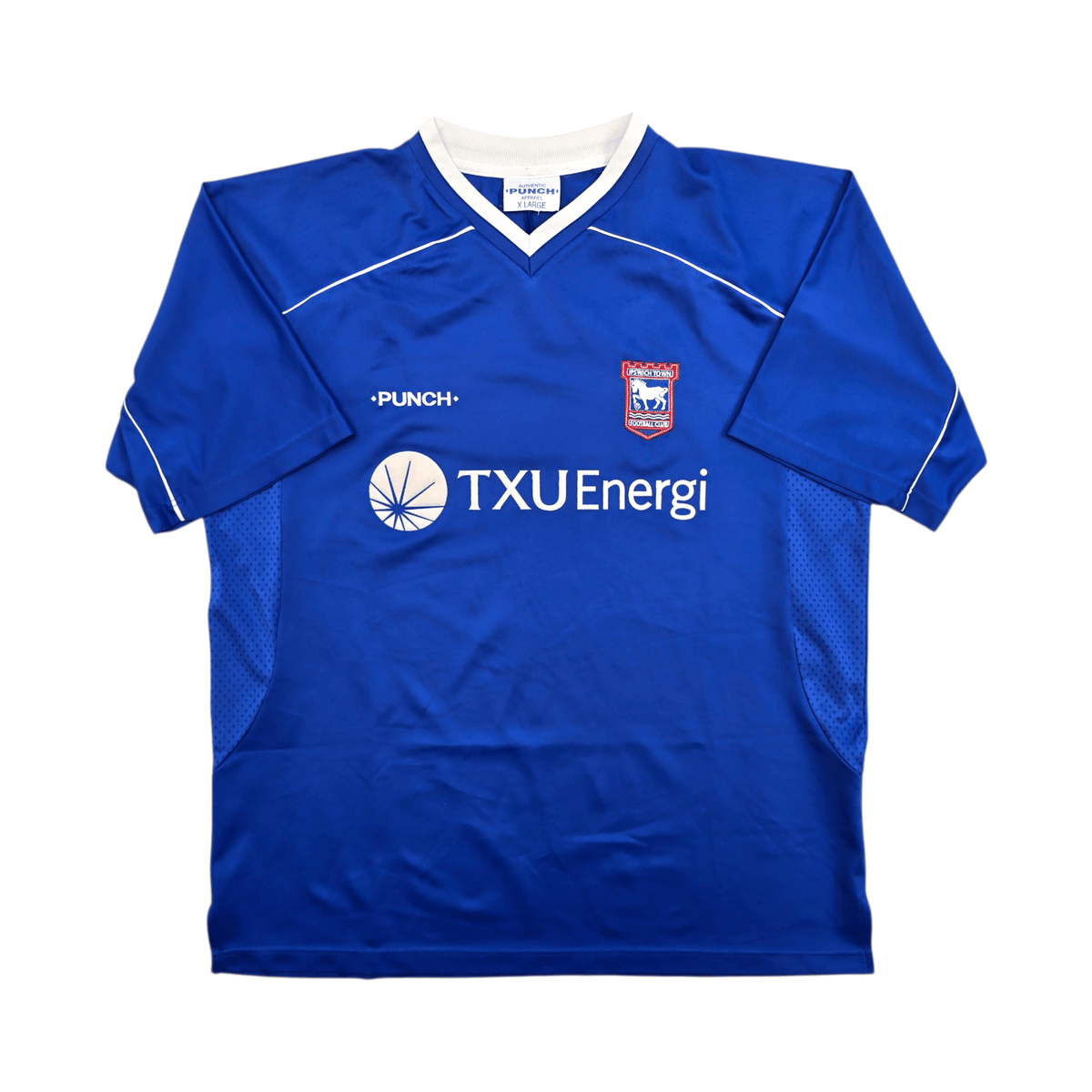 2001/03 Ipswich Town Home Football Shirt (XL) Punch - Football Finery - FF304196