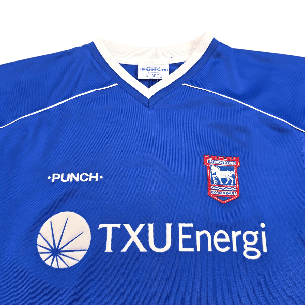 2001/03 Ipswich Town Home Football Shirt (XL) Punch - Football Finery - FF304196