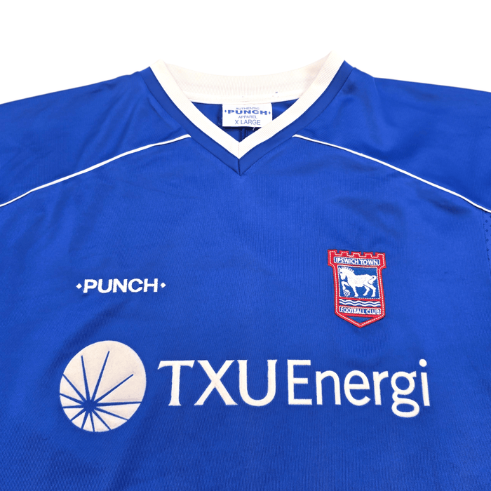 2001/03 Ipswich Town Home Football Shirt (XL) Punch - Football Finery - FF304196