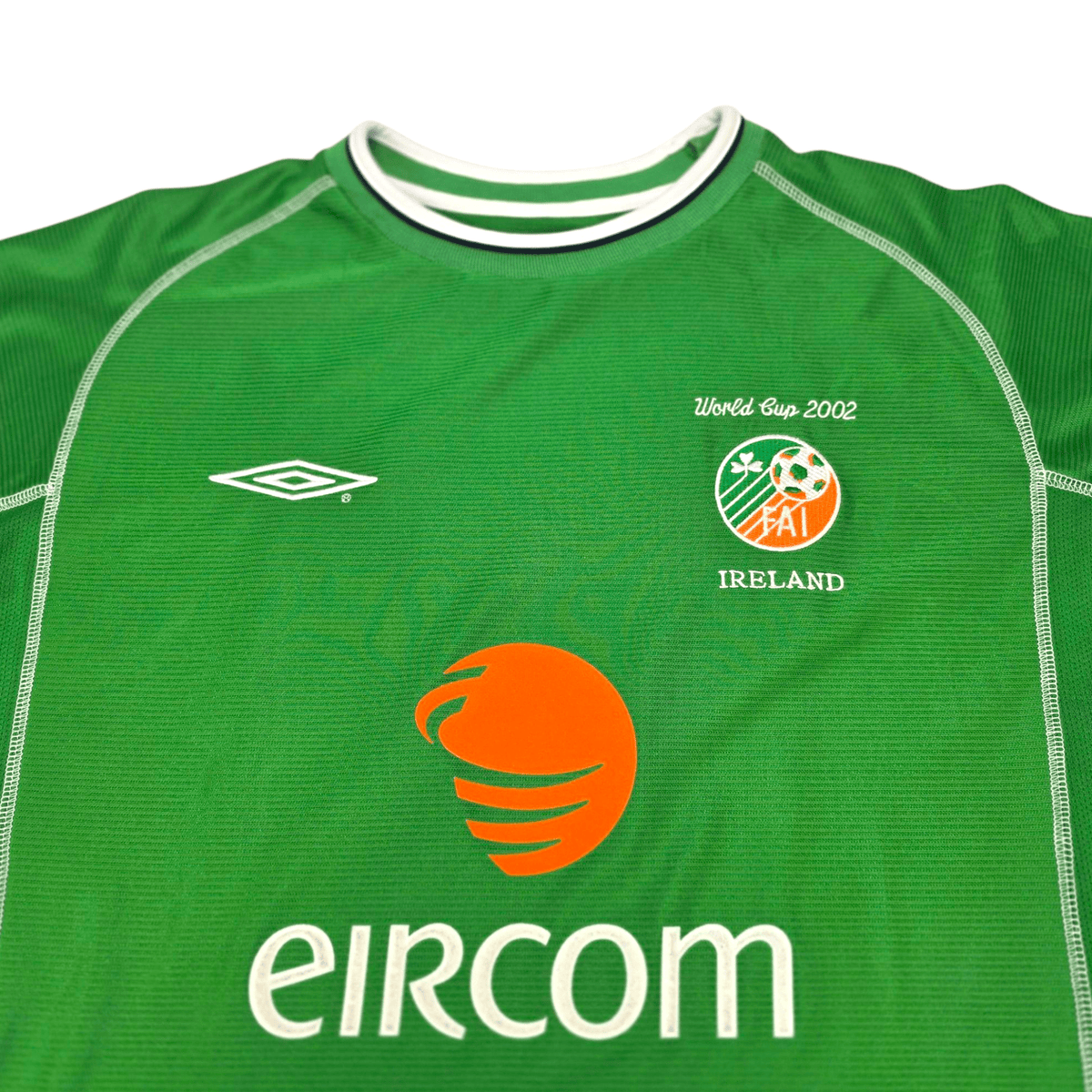2001/03 Ireland Home Football Shirt (XL) Umbro 10 Keane - Football Finery - FF300878