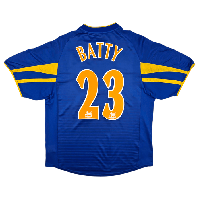 2001/03 Leeds United Away Football Shirt (M) Nike 23 Batty - Football Finery - FF301342