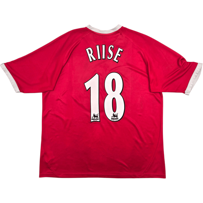 2001/03 Liverpool European Home Football Shirt (XL) Reebok 18 Riise - Football Finery - FF304203