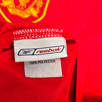 2001/03 Liverpool European Home Football Shirt (XL) Reebok 18 Riise - Football Finery - FF304203