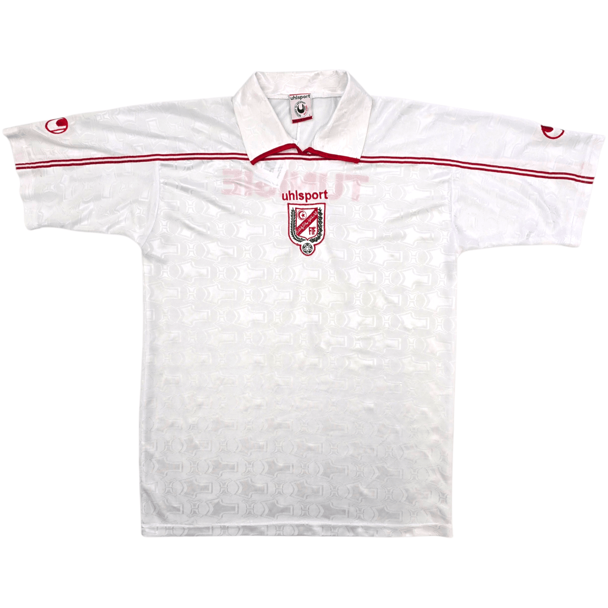 2001/03 Tunisia Home Football Shirt (L) Uhlsport - Football Finery - FF304494